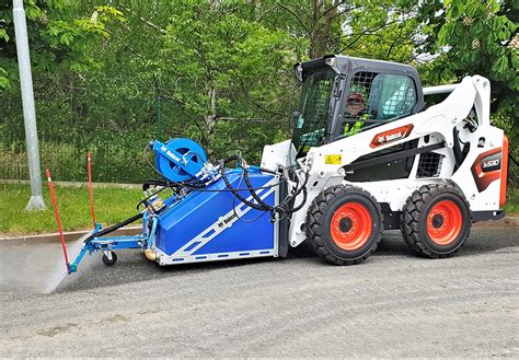 pressure washer attachment for skid steer|New Pressure Washer Attachment for Bobcat Loaders.